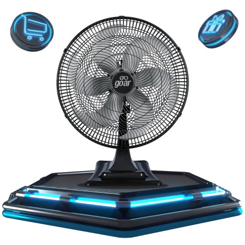 Ventilador de mesa 50cm 6 ps com 3 velocidades