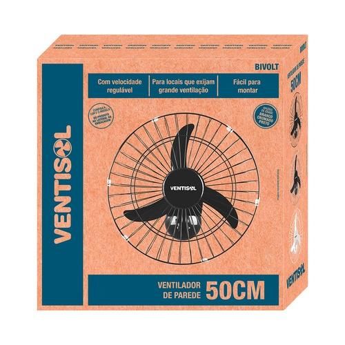 Ventilador de Parede Oscilante 50 cm Bivolt 110V/220V Ventilador de Parede Oscilante 50 cm Bivolt 110V/220V