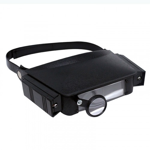 Lupa de cabeça com 3 lentes de aumento - LP-40 Lupa de cabeça com 3 lentes de aumento - LP-40