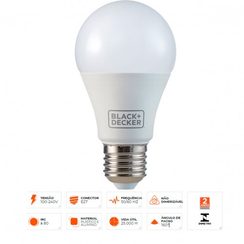 Lâmpada led bulbo 17 watts 1521 lúmens branca - BDA6-1500-02 110V/220V Lâmpada led bulbo 17 watts 1521 lúmens branca - BDA6-1500-02 110V/220V