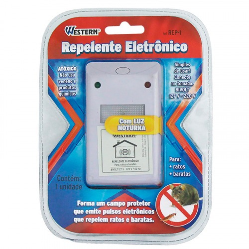 Repelente eletrônico para ratos e baratas 110V/220V Repelente eletrônico para ratos e baratas 110V/220V