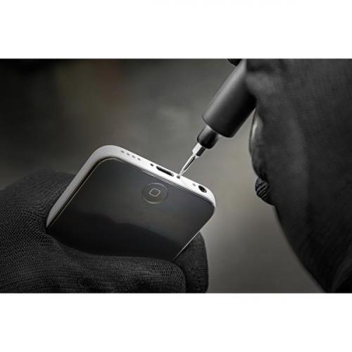 Parafusadeira de precisão para celulares e eletrônicos a bateria com estojo e 19 bits Parafusadeira de precisão para celulares e eletrônicos a bateria com estojo e 19 bits