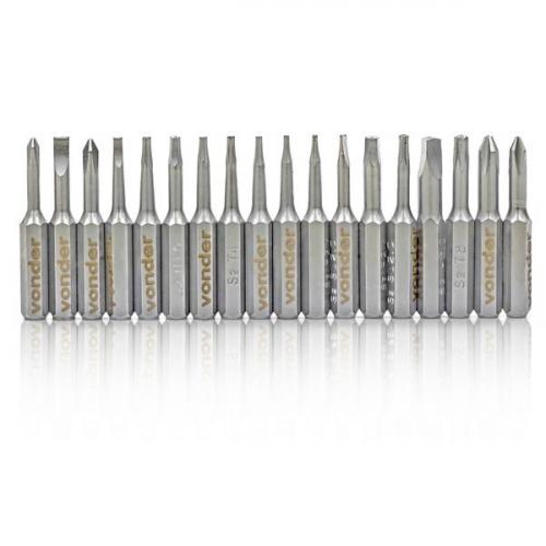 Parafusadeira de precisão para celulares e eletrônicos a bateria com estojo e 19 bits Parafusadeira de precisão para celulares e eletrônicos a bateria com estojo e 19 bits