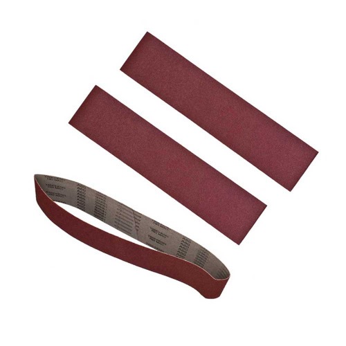 Jogo de cinta de lixa para madeira 920 x 100 mm com 3 peças grão 80 - LAC-46 Jogo de cinta de lixa para madeira 920 x 100 mm com 3 peças grão 80 - LAC-46