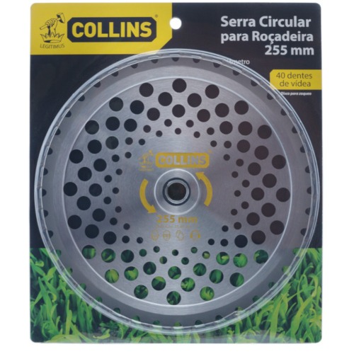Lâmina para roçadeira com 40 dentes 255 x 20 mm - 876178 Lâmina para roçadeira com 40 dentes 255 x 20 mm - 876178
