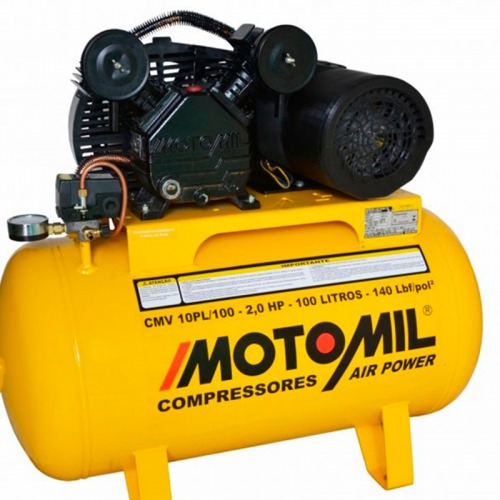 Compressor de ar 9 pés 100L 2 hp 140 libras monofásico - CMV-10PL/100A 220V Compressor de ar 9 pés 100L 2 hp 140 libras monofásico - CMV-10PL/100A 220V