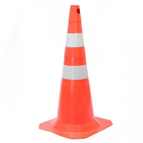 Cone para sinalização 75 cm com 2 faixas - RM-41 Cone para sinalização 75 cm com 2 faixas - RM-41