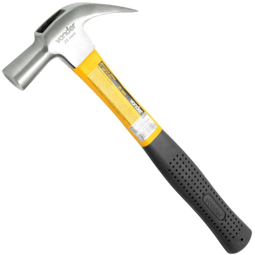 Martelo unha 25 mm cabo de fibra Martelo unha 25 mm cabo de fibra