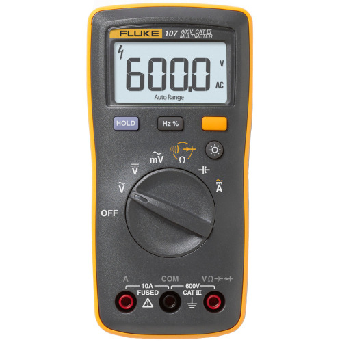 Multímetro digital portátil 600V CAT III - 107 Multímetro digital portátil 600V CAT III - 107