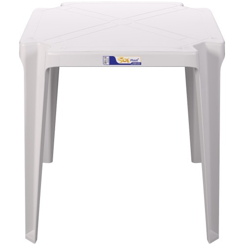 Conjunto de mesa Coruripe com 4 cadeiras plásticas sem braço Conjunto de mesa Coruripe com 4 cadeiras plásticas sem braço