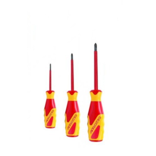 Jogo de chave de fenda e phillips isoladas com 7 peças - VDE 2170 Jogo de chave de fenda e phillips isoladas com 7 peças - VDE 2170