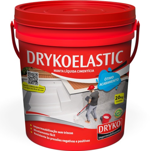 Impermeabilizante manta líquida cimentícia 20kg - DRYKOELASTIC Impermeabilizante manta líquida cimentícia 20kg - DRYKOELASTIC