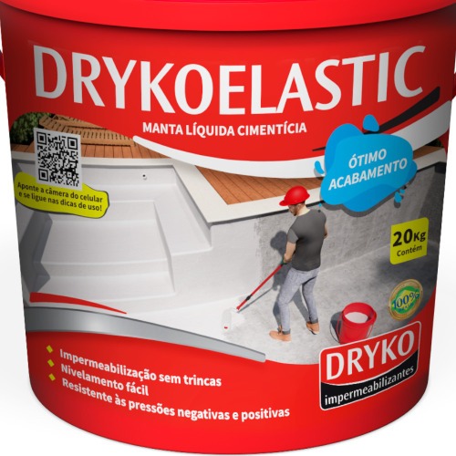 Impermeabilizante manta líquida cimentícia 20kg - DRYKOELASTIC Impermeabilizante manta líquida cimentícia 20kg - DRYKOELASTIC