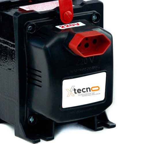 Transformador de voltagem 5000 VA tomada tripolar 20A bivolt - Tecno 110V/220V Transformador de voltagem 5000 VA tomada tripolar 20A bivolt - Tecno 110V/220V