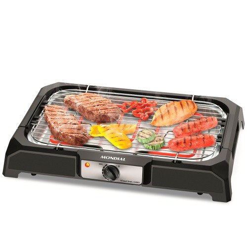 Churrasqueira elétrica portátil 1.800 watts Grand Steak & Grill - CH-05 110V Churrasqueira elétrica portátil 1.800 watts Grand Steak & Grill - CH-05 110V