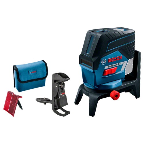 Nível a laser 2 linhas 2 pontos de prumo alcance 20 m com acessórios e maleta - GCL 2-50 C Nível a laser 2 linhas 2 pontos de prumo alcance 20 m com acessórios e maleta - GCL 2-50 C