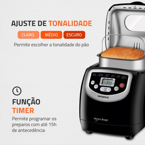 Panificadora Automática 700W Master Bread - NPF-53 110V Panificadora Automática 700W Master Bread - NPF-53 110V