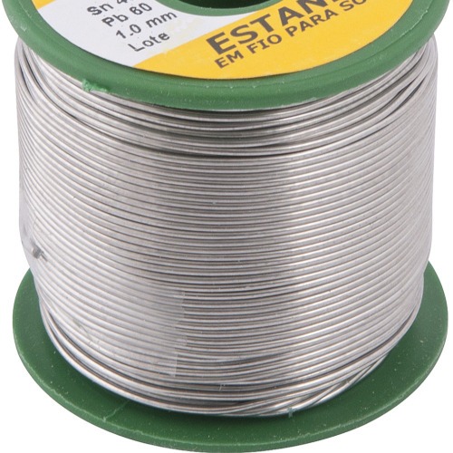 Estanho em fio 1,0 mm 40 x 60 com 500 g Estanho em fio 1,0 mm 40 x 60 com 500 g