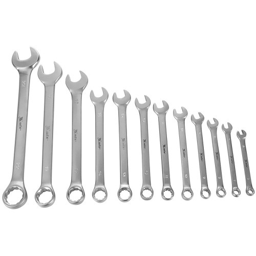 Jogo de chave combinada de 6 a 22 mm aço cromo vanádio com 12 peças Jogo de chave combinada de 6 a 22 mm aço cromo vanádio com 12 peças