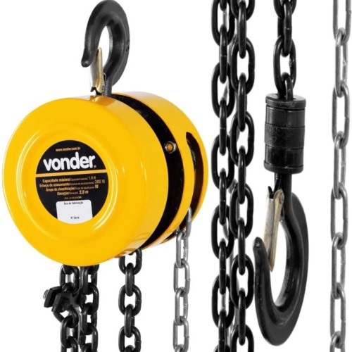 Talha manual capacidade de 1 tonelada com corrente de 5 metros Talha manual capacidade de 1 tonelada com corrente de 5 metros