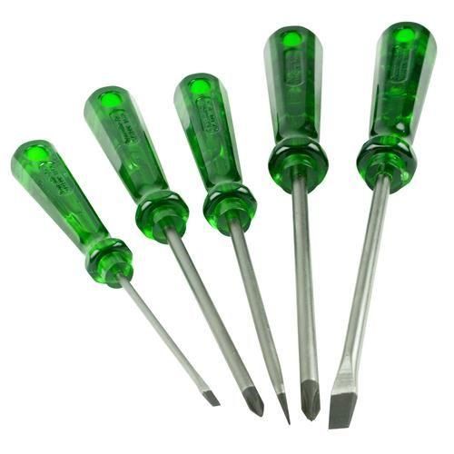 Jogo de chave de fenda e phillips com 05 peças aço cromo vanádio Jogo de chave de fenda e phillips com 05 peças aço cromo vanádio