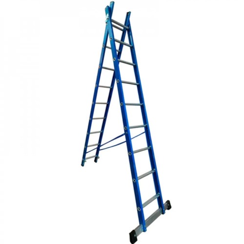 Escada de fibra de vidro 9 / 16 degraus 2,80 x 5,0 m modelo multiuso - TEAFP Escada de fibra de vidro 9 / 16 degraus 2,80 x 5,0 m modelo multiuso - TEAFP