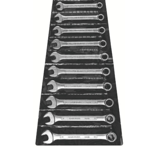 Jogo de chave combinada 6 a 22 mm em aço especial com 17 peças Jogo de chave combinada 6 a 22 mm em aço especial com 17 peças