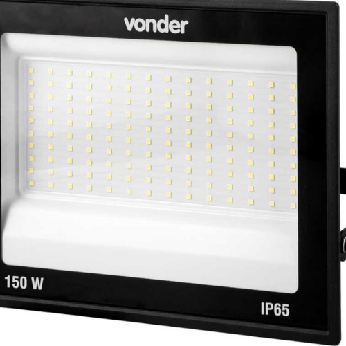 Refletor LED 150W 11.000 lúmens 6500K luz branca 110V/220V Refletor LED 150W 11.000 lúmens 6500K luz branca 110V/220V