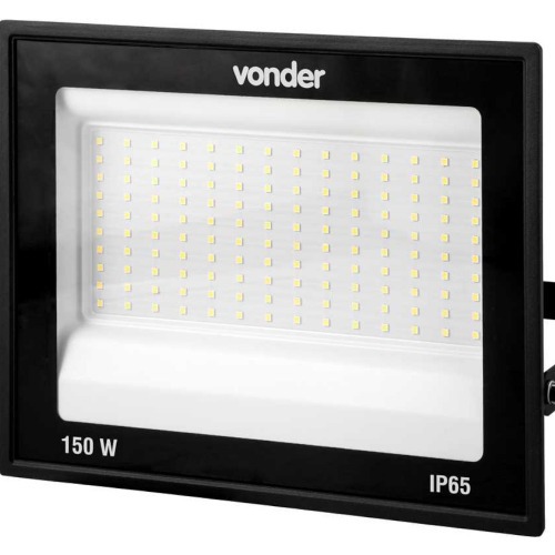 Refletor LED 150W 11.000 lúmens 6500K luz branca 110V/220V Refletor LED 150W 11.000 lúmens 6500K luz branca 110V/220V