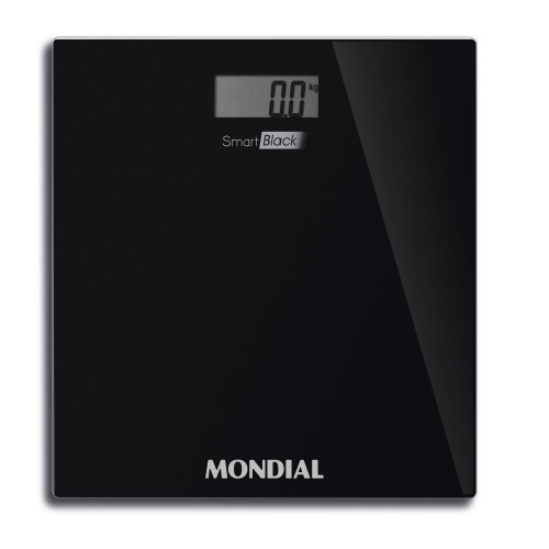 Balança digital para banheiro capacidade 150 kg Smart Black - BL-05 Balança digital para banheiro capacidade 150 kg Smart Black - BL-05