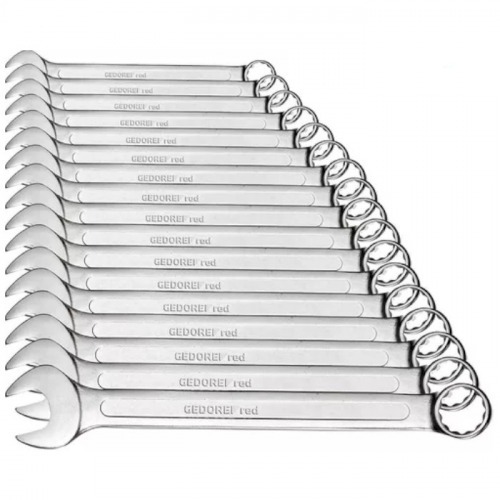 Jogo de chave combinada 6 a 22 mm aço cromo vanádio 17 peças - R09105017 Jogo de chave combinada 6 a 22 mm aço cromo vanádio 17 peças - R09105017