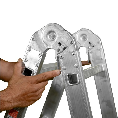 Escada multifuncional de alumínio 4 x 5 com 20 degraus 13 em 1 - ESC0294 Escada multifuncional de alumínio 4 x 5 com 20 degraus 13 em 1 - ESC0294