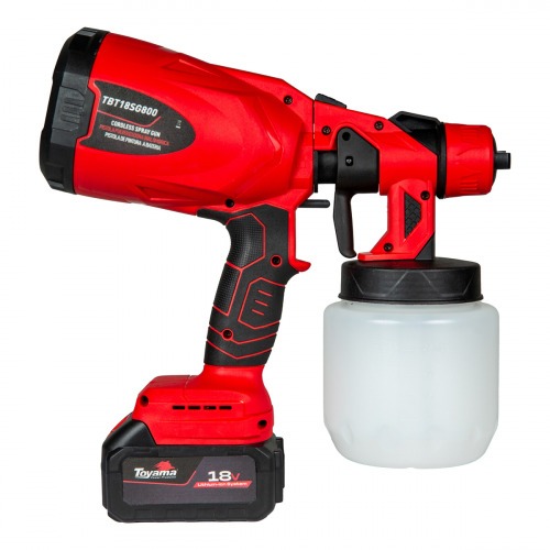 Pistola de pintura a bateria 18V 2Ah Brushless - TBT18SG800-K2 110V/220V Pistola de pintura a bateria 18V 2Ah Brushless - TBT18SG800-K2 110V/220V
