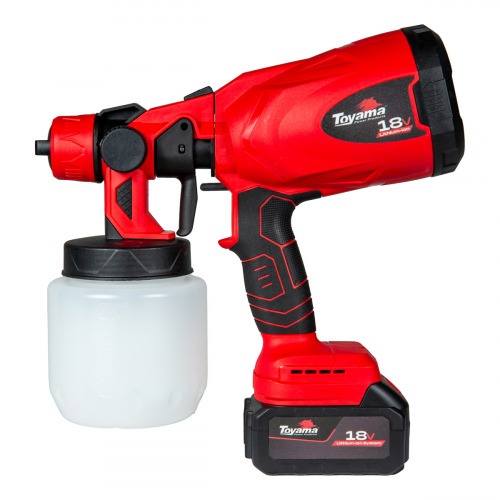 Pistola de pintura a bateria 18V 2Ah Brushless - TBT18SG800-K2 110V/220V Pistola de pintura a bateria 18V 2Ah Brushless - TBT18SG800-K2 110V/220V