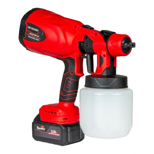 Pistola de pintura a bateria 18V 2Ah Brushless - TBT18SG800-K2 110V/220V Pistola de pintura a bateria 18V 2Ah Brushless - TBT18SG800-K2 110V/220V