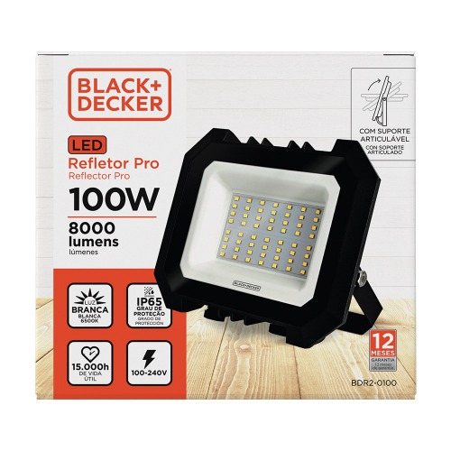 Refletor LED 50W 4.000 lúmens 6500K luz branca - Pro LED 110V/220V Refletor LED 50W 4.000 lúmens 6500K luz branca - Pro LED 110V/220V