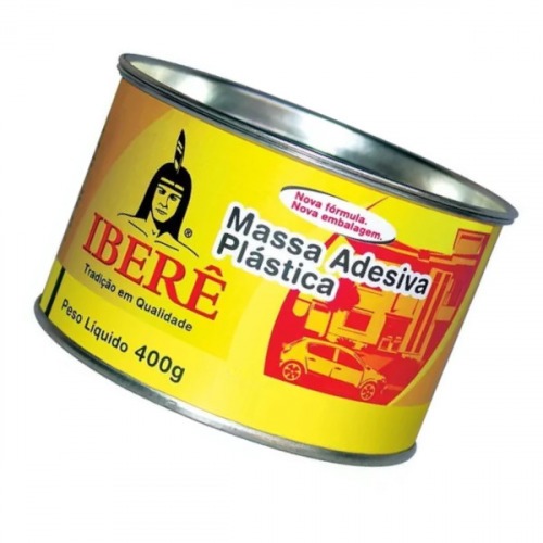 Massa plástica com catalisador 400 gramas branca Massa plástica com catalisador 400 gramas branca