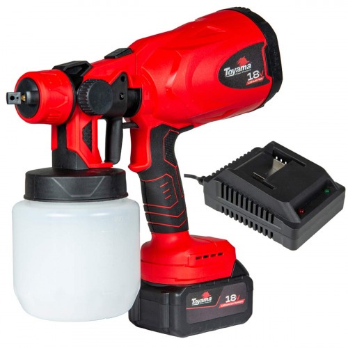 Pistola de pintura a bateria 18V 2Ah Brushless - TBT18SG800-K2 110V/220V Pistola de pintura a bateria 18V 2Ah Brushless - TBT18SG800-K2 110V/220V