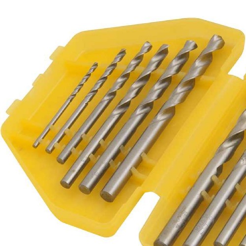 Jogo de brocas aço rápido 1/16 a 1/4 Jogo de brocas aço rápido 1/16 a 1/4