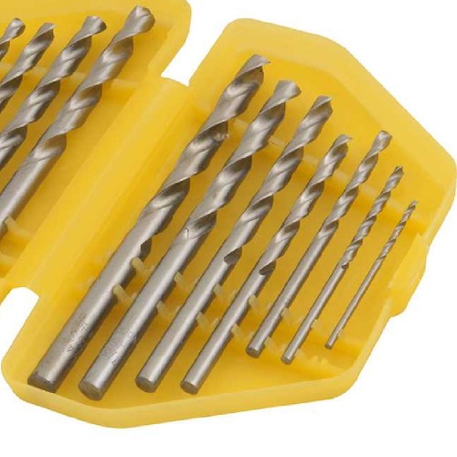 Jogo de brocas aço rápido 1/16 a 1/4 Jogo de brocas aço rápido 1/16 a 1/4