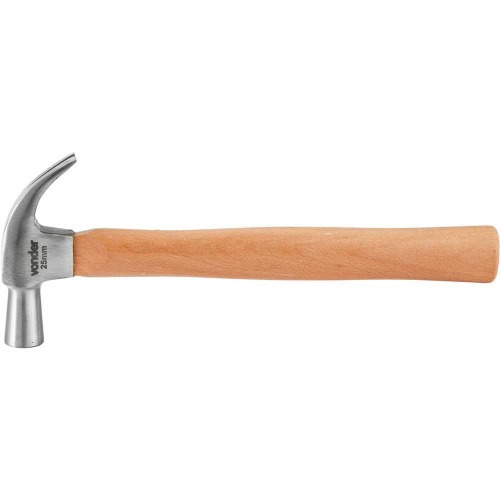 Martelo unha polido 25 mm com cabo de madeira Martelo unha polido 25 mm com cabo de madeira