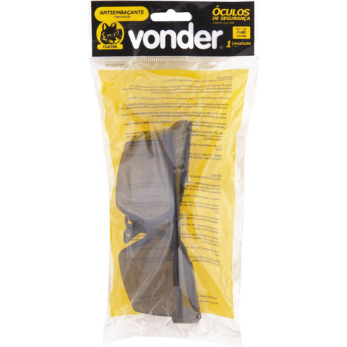 Óculos de segurança antiembaçante fumê - Foxter Óculos de segurança antiembaçante fumê - Foxter