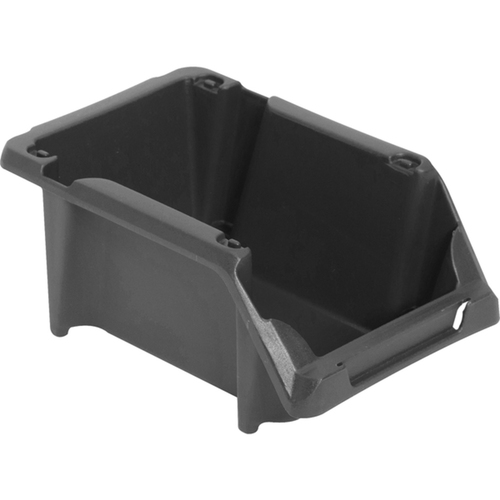 Gaveta plástica para estante nº 3 preta modelo prático Gaveta plástica para estante nº 3 preta modelo prático