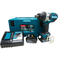 Chave de impacto a bateria 18V 5.0 Ah encaixe 3/4 com 2 baterias e maleta - DTW1001RTJ Chave de impacto a bateria 18V 5.0 Ah encaixe 3/4 com 2 baterias e maleta - DTW1001RTJ