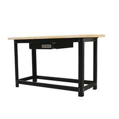 Bancada desmontável aberta 1.500 x 600 mm com tampo de pinus Bancada desmontável aberta 1.500 x 600 mm com tampo de pinus