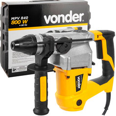 Martelete Perfurador e Rompedor 800 watts 4 joules com maleta SDS Plus - MPV840 Martelete Perfurador e Rompedor 800 watts 4 joules com maleta SDS Plus - MPV840