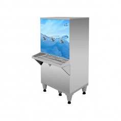 Bebedouro industrial de coluna 100 litros em aço inox - B100 Bebedouro industrial de coluna 100 litros em aço inox - B100