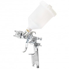 Pistola de pintura HVLP tipo gravidade bico 1,4/1,7 mm + 6 acessórios - ARC-H-827A Pistola de pintura HVLP tipo gravidade bico 1,4/1,7 mm + 6 acessórios - ARC-H-827A