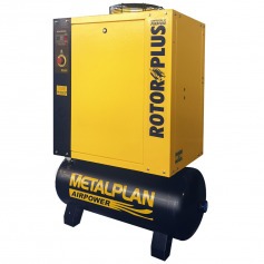 Compressor de ar de parafuso 10 hp 100 litros 9 bar 220V - Rotor Plus 10 Compressor de ar de parafuso 10 hp 100 litros 9 bar 220V - Rotor Plus 10