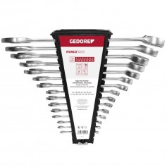 Jogo de chave combinada 6 a 32 mm aço cromo vanádio com 15 peças - R09105015 Jogo de chave combinada 6 a 32 mm aço cromo vanádio com 15 peças - R09105015